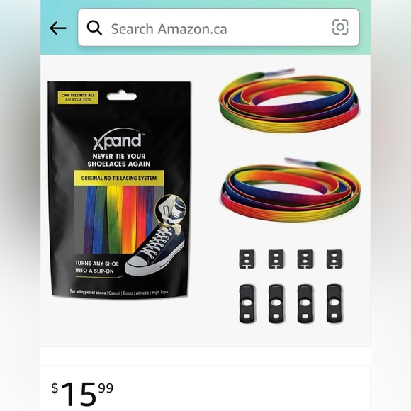 🌈 Rainbow shoe laces! 👟🏳️‍🌈 - Picture 2 of 2